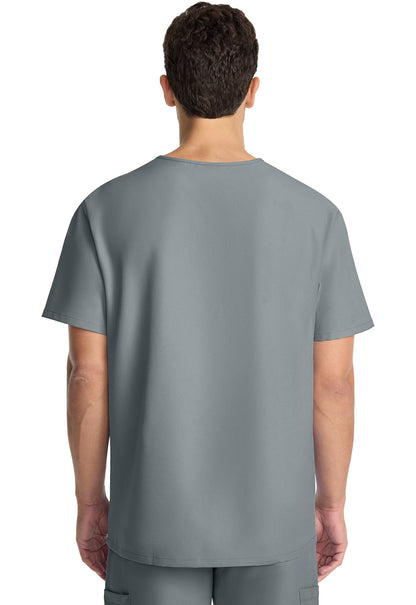 Men's Men's Tuck-in V-Neck Top - Grey