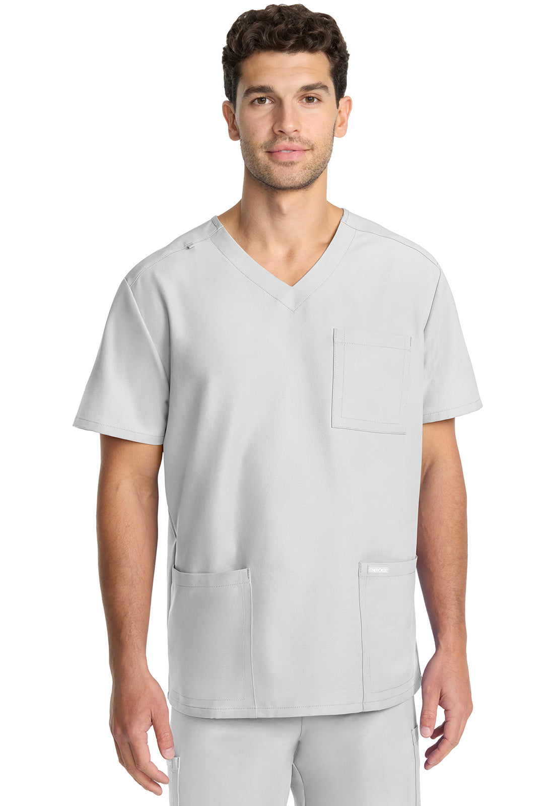 Men's Men's Tuck-in V-Neck Top - White