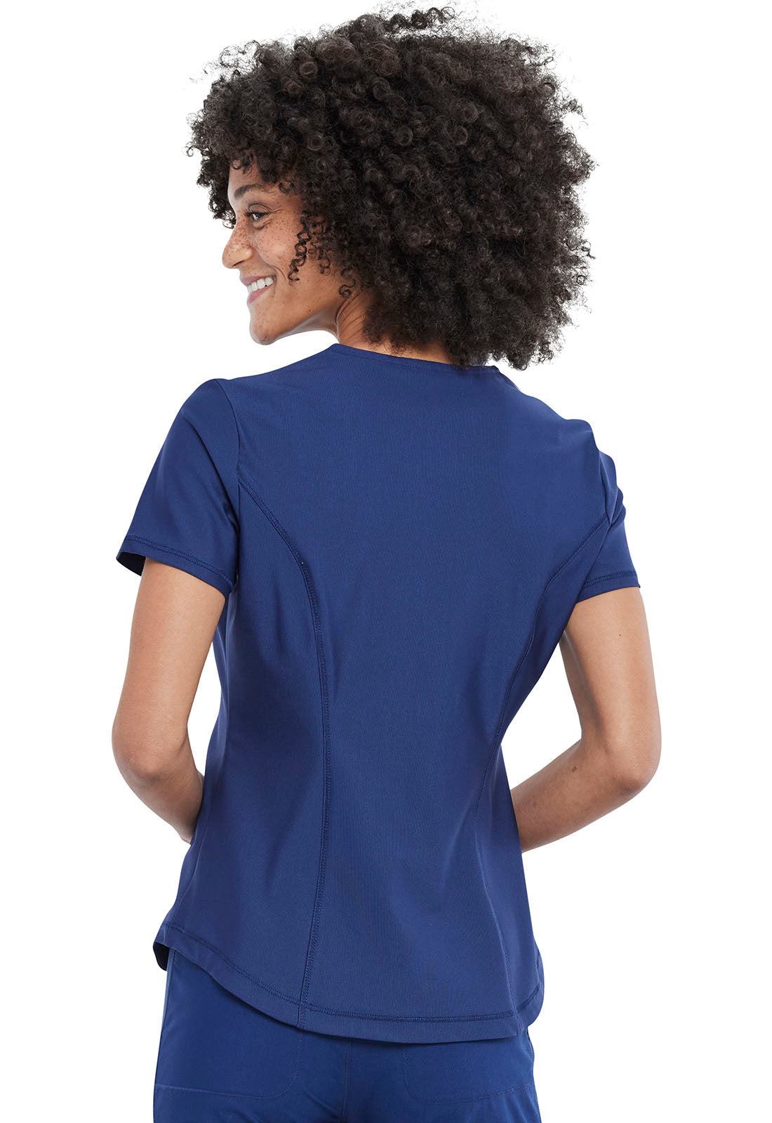 Women's Tuckable V-Neck Top - Navy