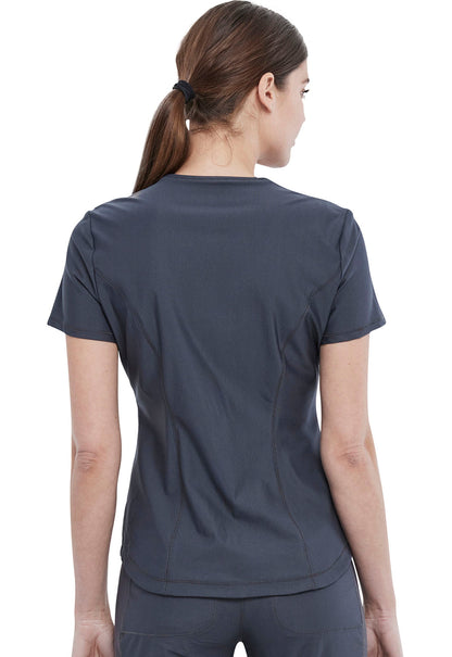 Women's Tuckable V-Neck Top - Pewter