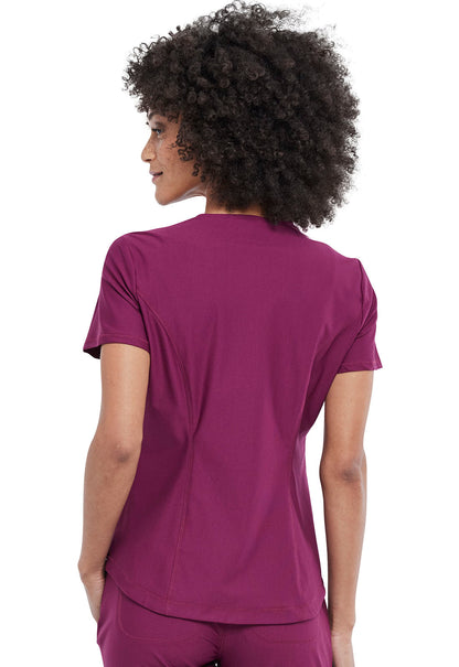 Women's Tuckable V-Neck Top - Wine