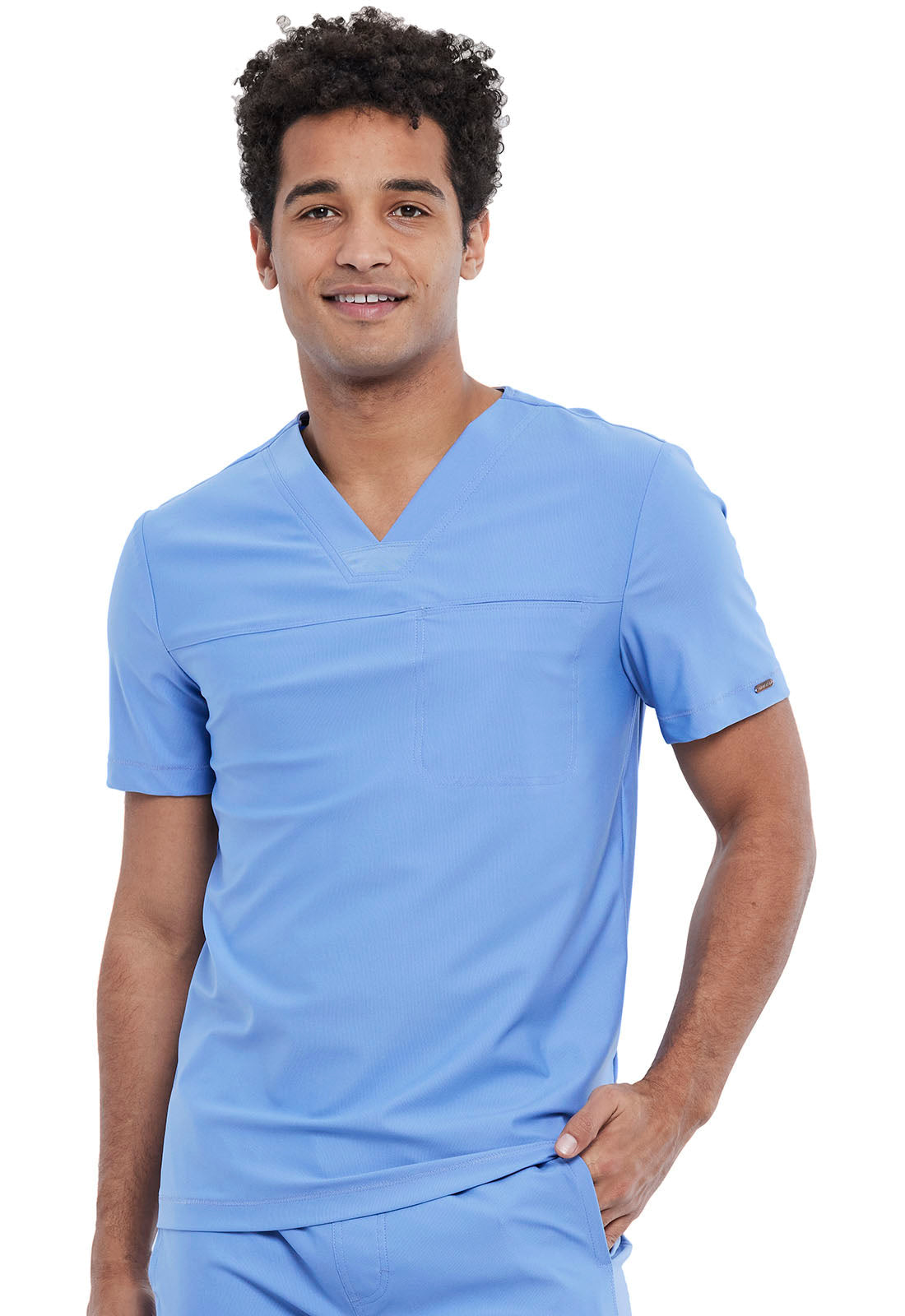 Men's Men's Tuckable V-Neck Top - Ciel