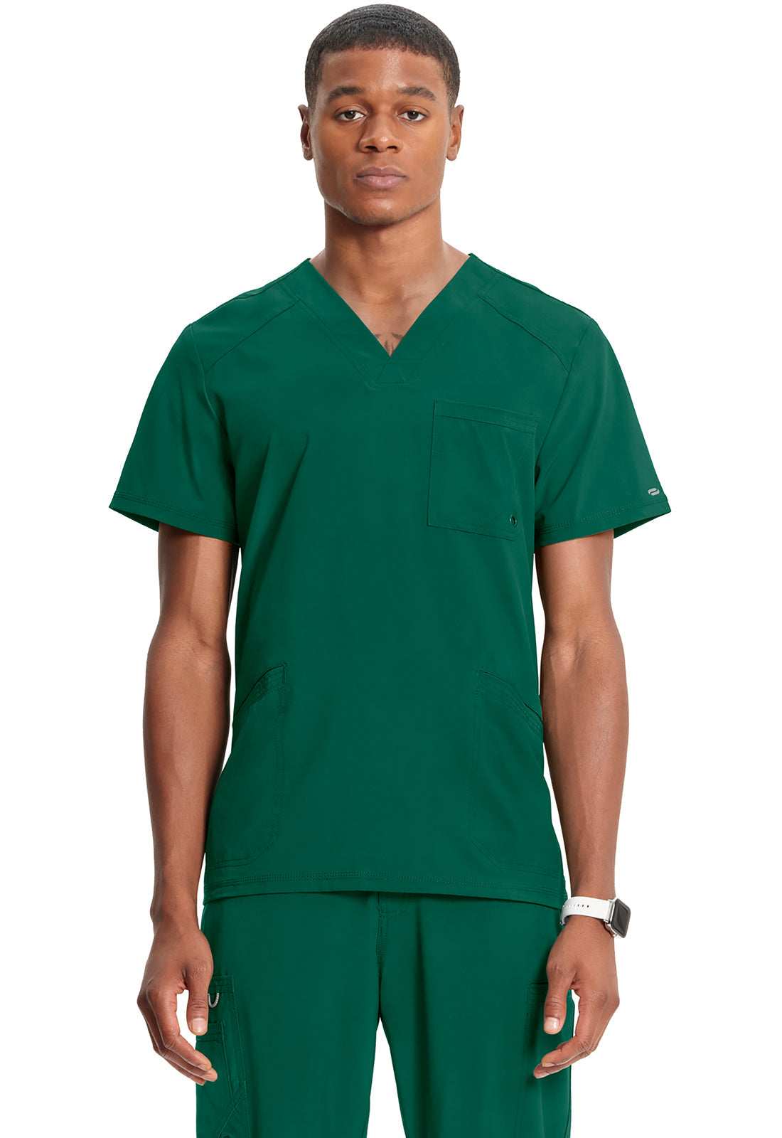 Men's Men's V-Neck Top - Hunter Green