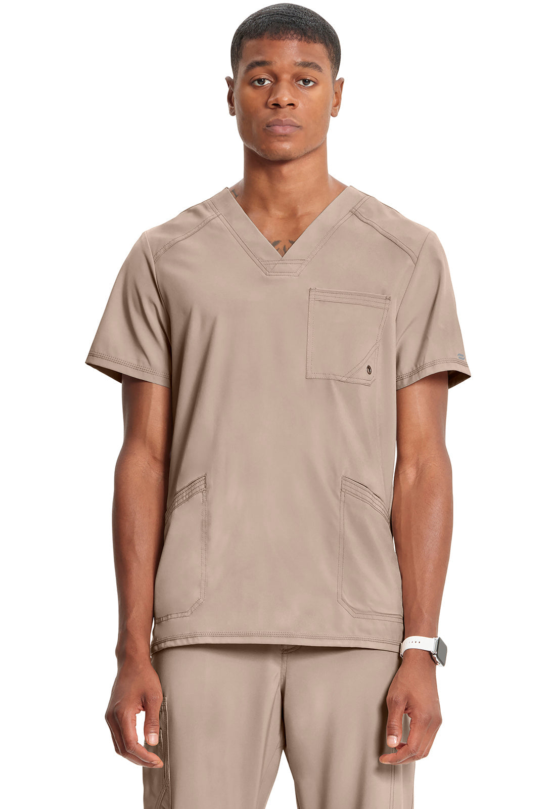 Men's Men's V-Neck Top - Khaki