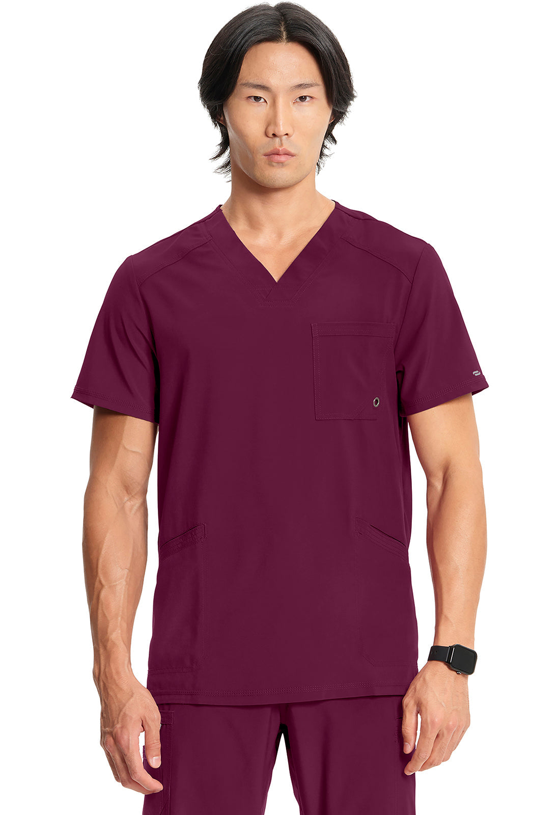 Men's Men's V-Neck Top - Wine