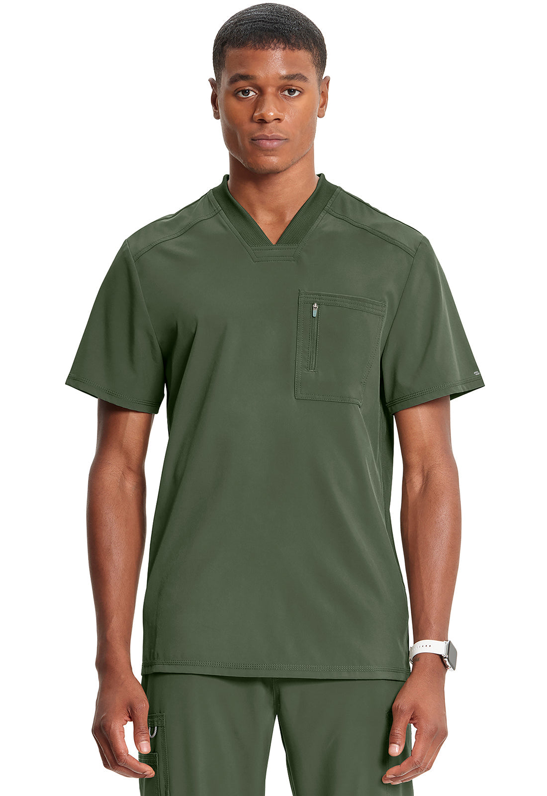 Men's Men's Tuckable V-Neck Top - Olive