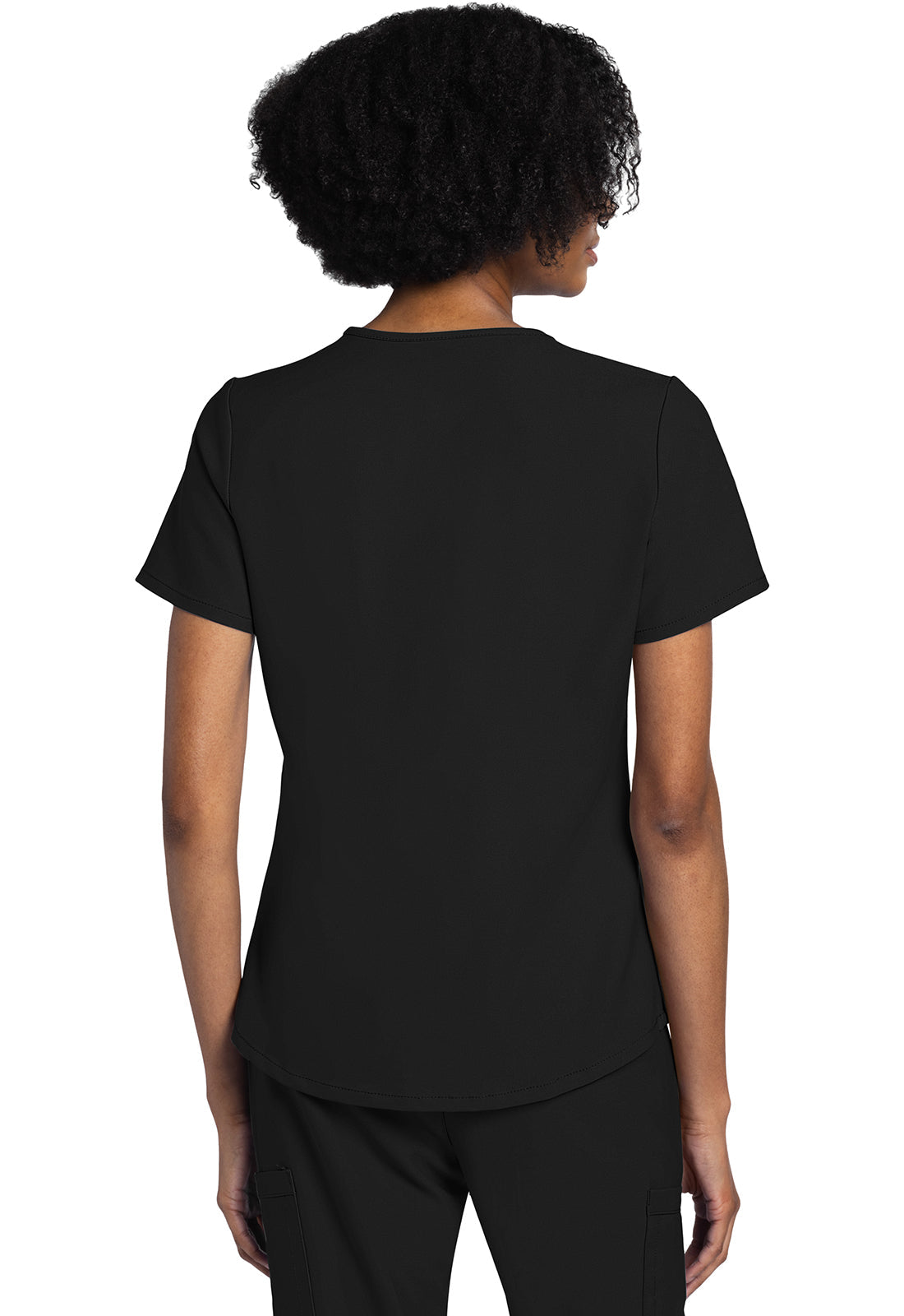 Women's V-Neck Top - Black