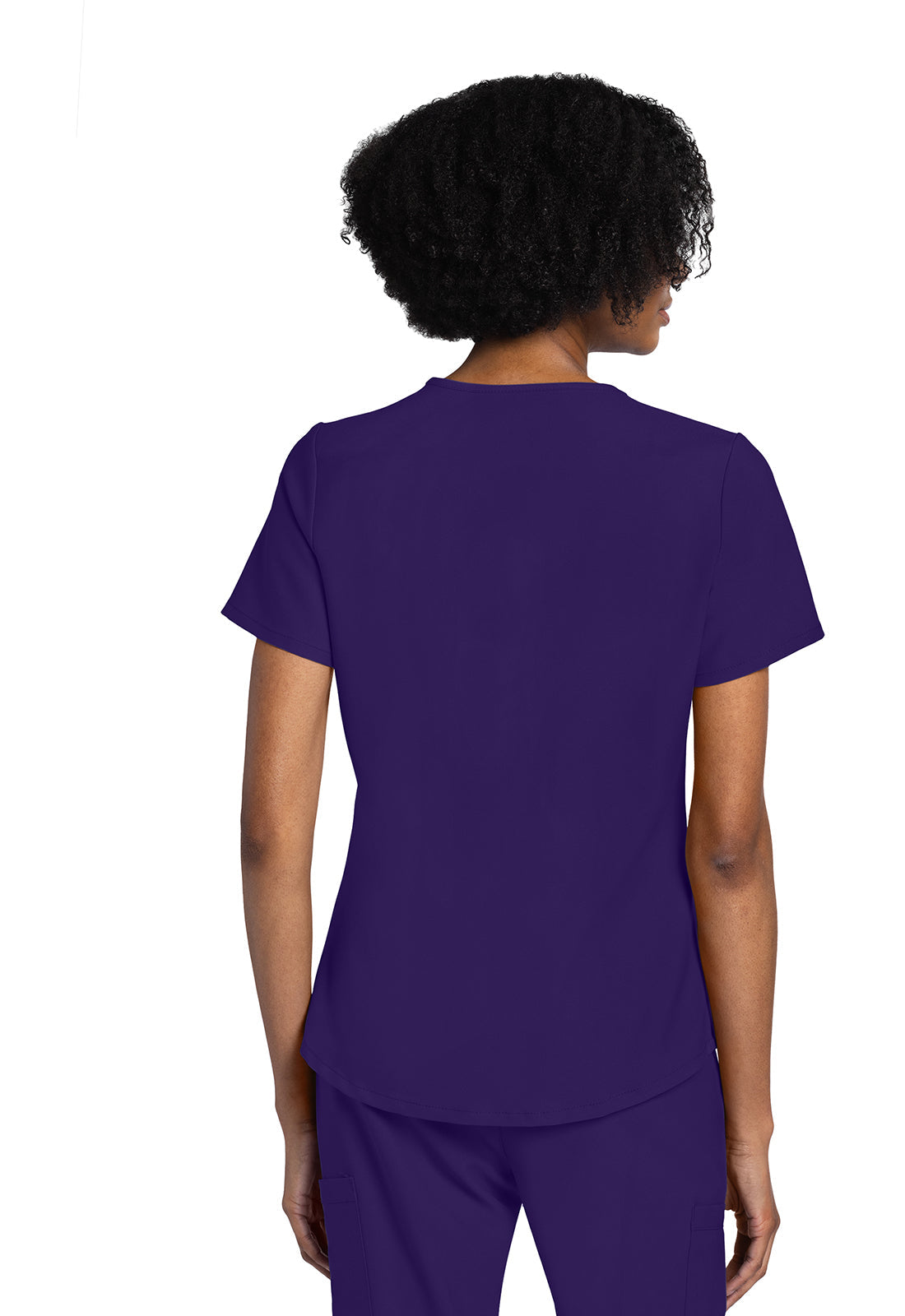 Women's V-Neck Top - Grape