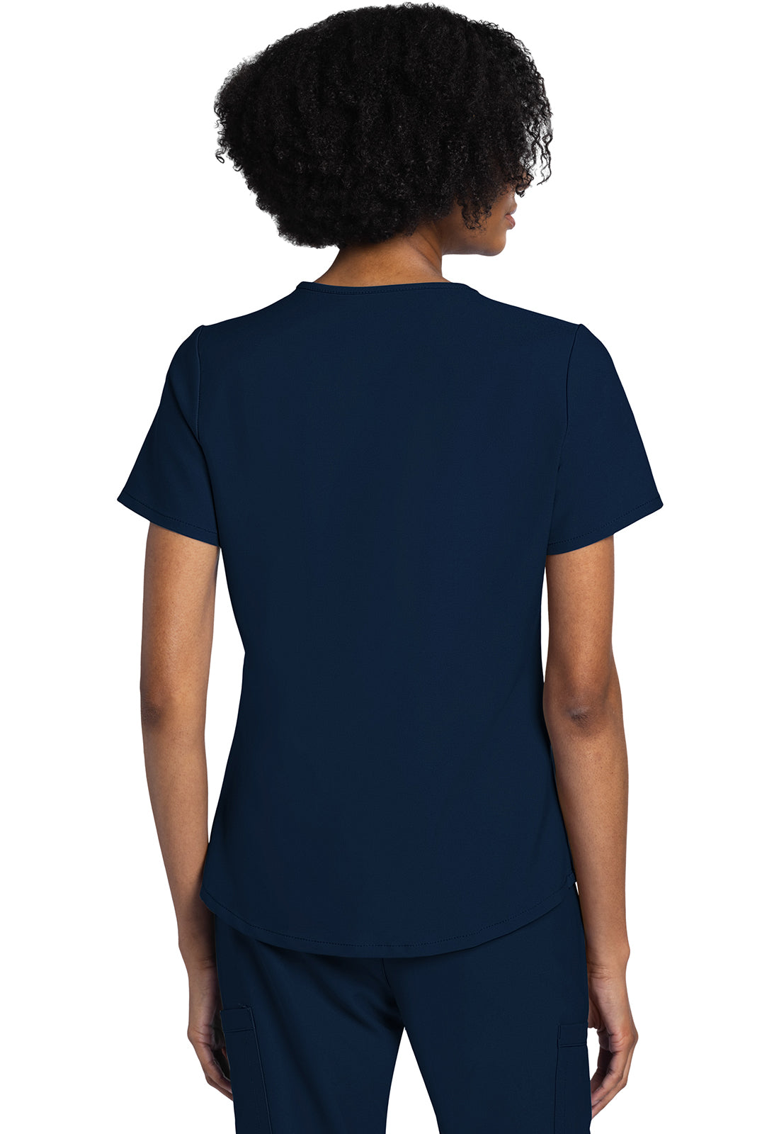 Women's V-Neck Top - Navy