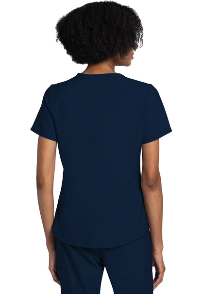 Women's V-Neck Top - Navy