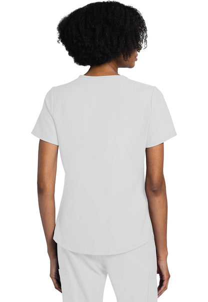Women's V-Neck Top - White