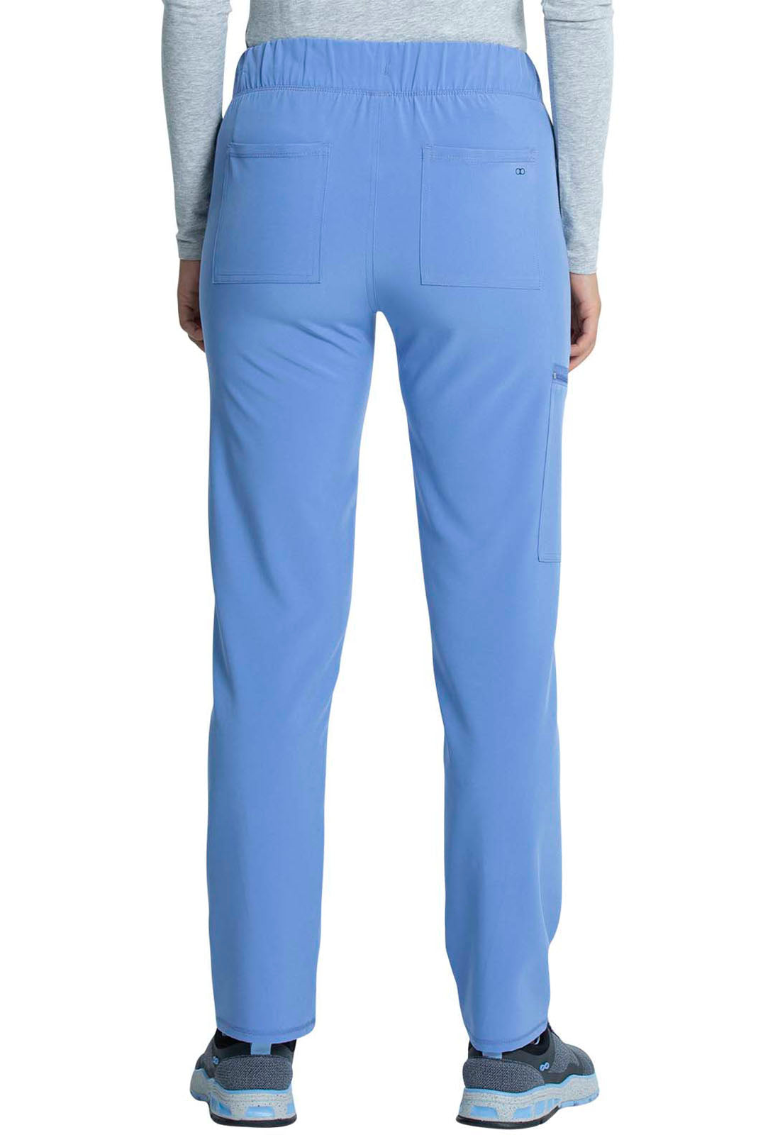 Women's Mid Rise Drawstring Tapered Leg Pant - Ciel