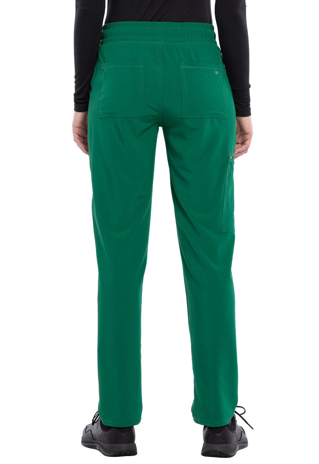 Women's Mid Rise Drawstring Tapered Leg Pant - Hunter Green