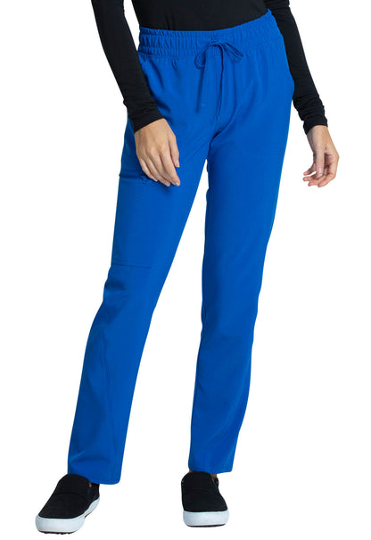 Women's Mid Rise Drawstring Tapered Leg Pant - Royal