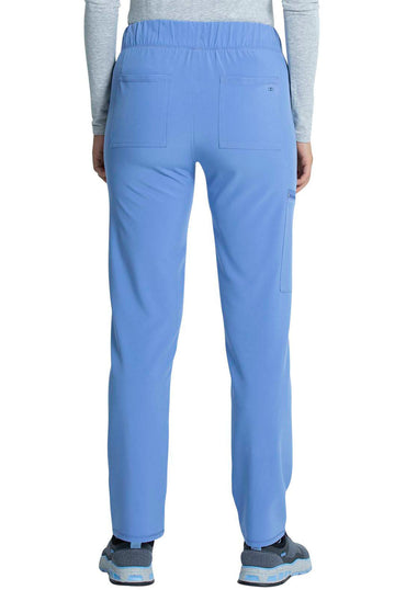 Women's Mid Rise Drawstring Tapered Leg Pant - Ciel