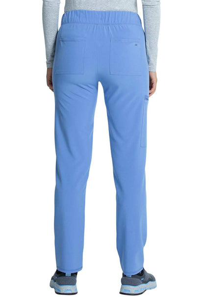 Women's Mid Rise Drawstring Tapered Leg Pant - Ciel