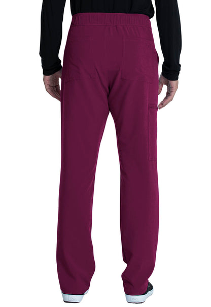Men's Fly Front Cargo Pant - Wine