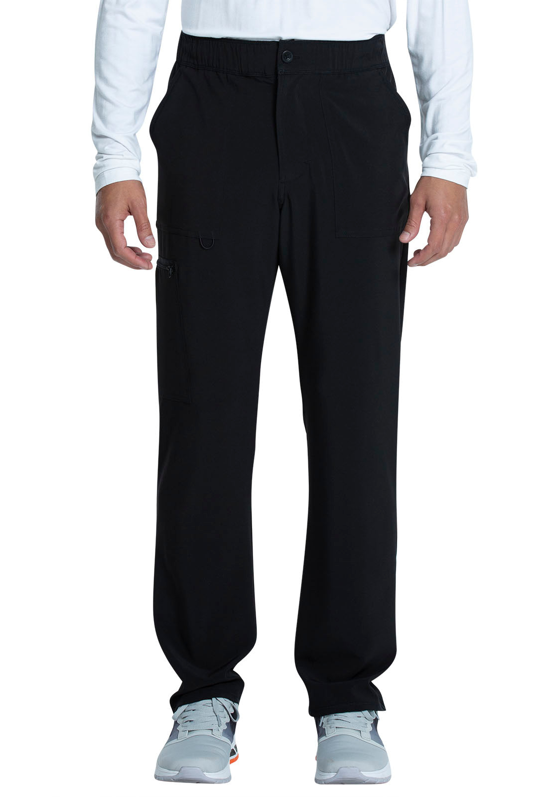 Men's Fly Front Cargo Pant - Black