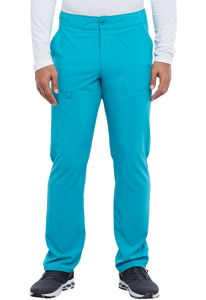 Men's Fly Front Cargo Pant - Teal Blue