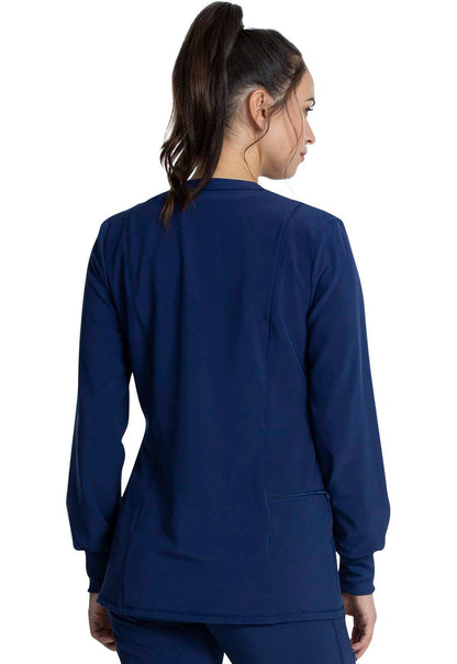Women's Zip Front Jacket - Navy