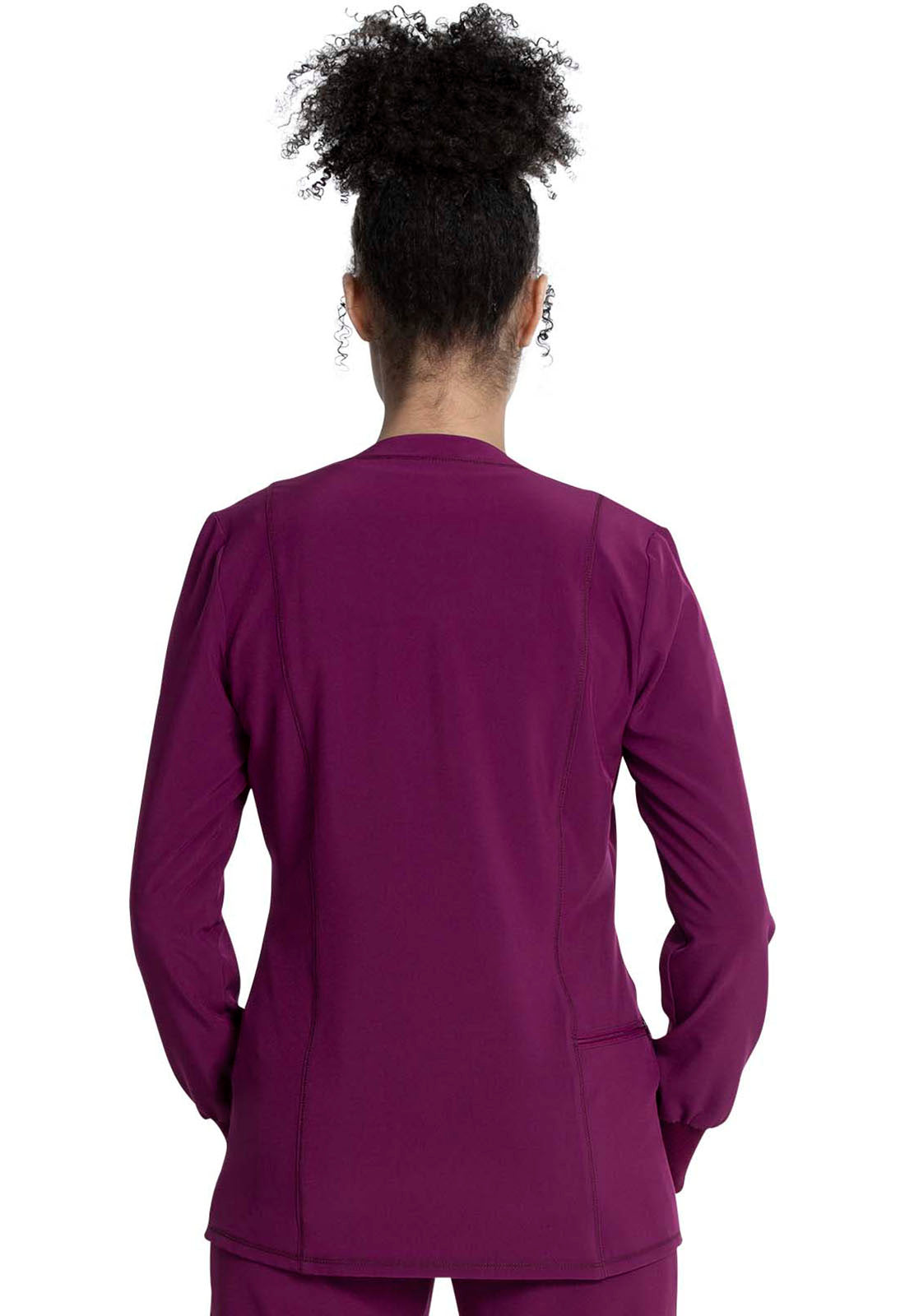 Women's Zip Front Jacket - Wine
