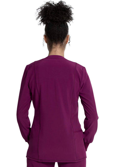 Women's Zip Front Jacket - Wine