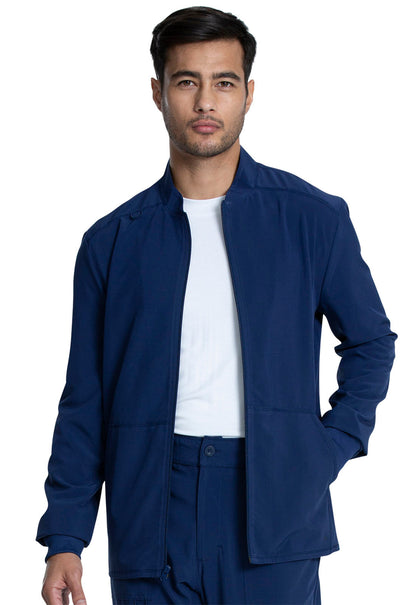 Men's Men's Zip Front Jacket - Navy