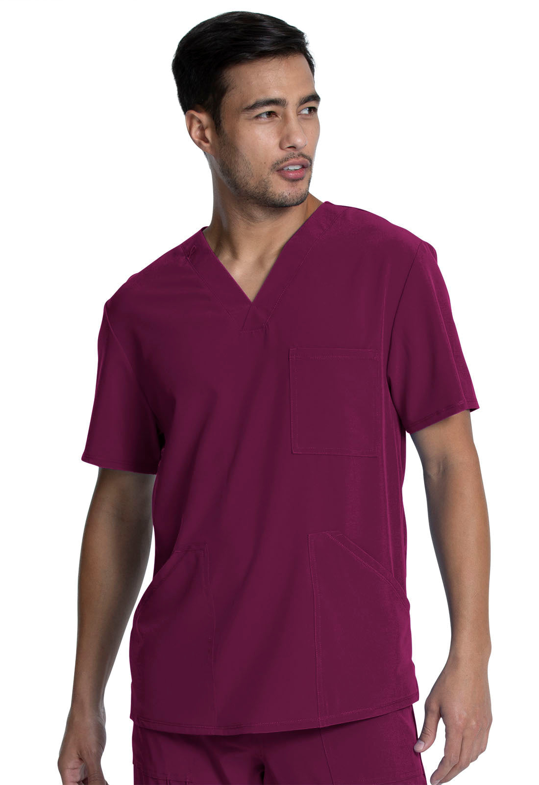 Men's Men's V-Neck Top - Wine