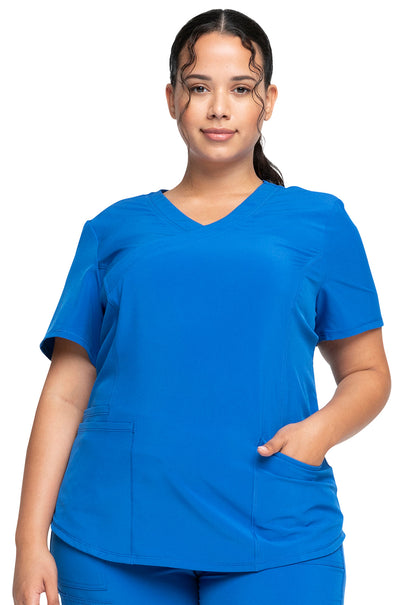 Women's Mock Wrap Top - Royal