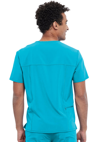 Men's Men's Tuckable V-Neck Top - Teal Blue