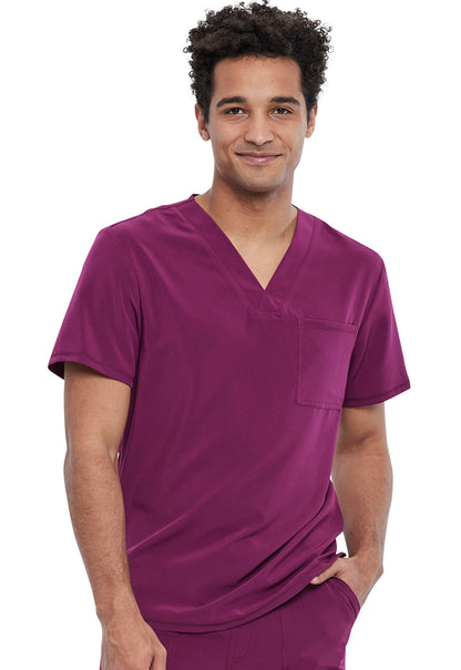 Men's Men's Tuckable V-Neck Top - Wine