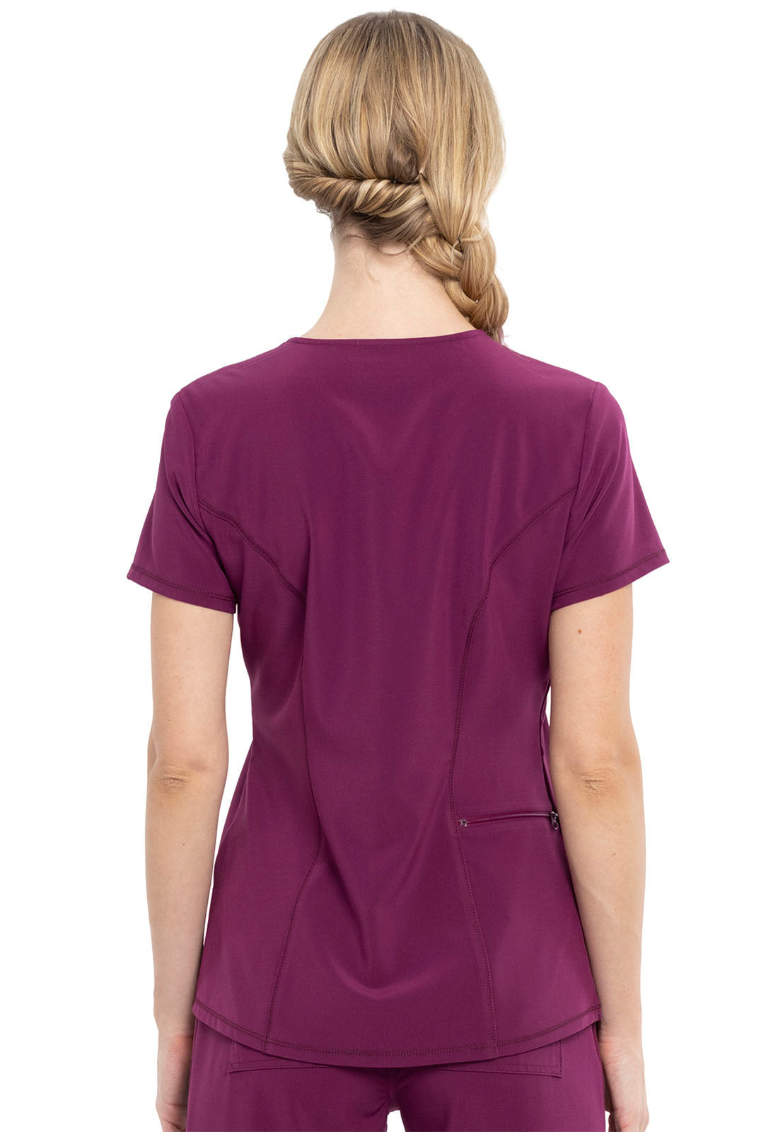 Women's Tuckable V-Neck Top - Wine