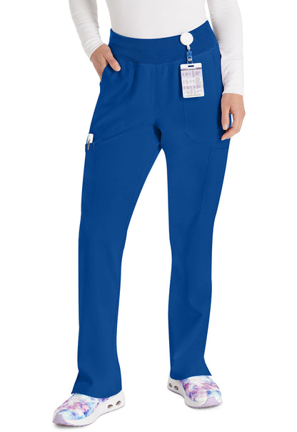 Women's Natural Rise Tapered Leg Pull-On Pant - Galaxy Blue