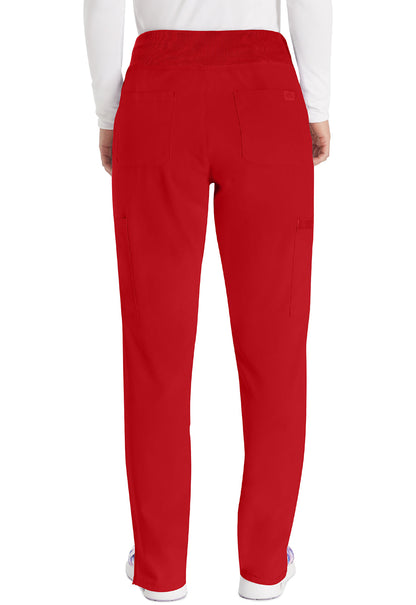 Women's Natural Rise Tapered Leg Pull-On Pant - Red