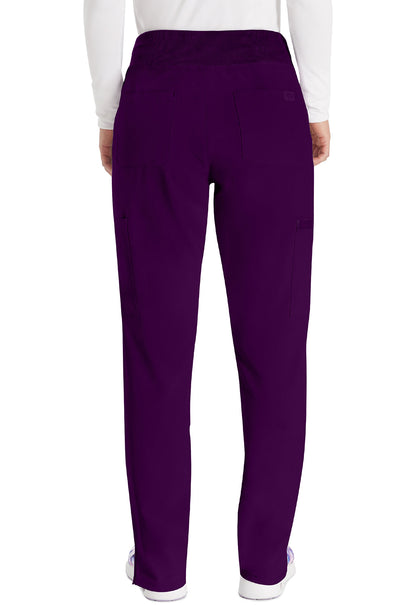 Women's Natural Rise Tapered Leg Pull-On Pant - Eggplant