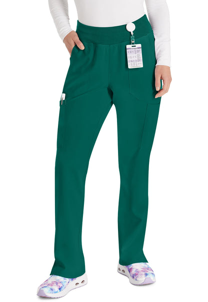 Women's Natural Rise Tapered Leg Pull-On Pant - Hunter Green