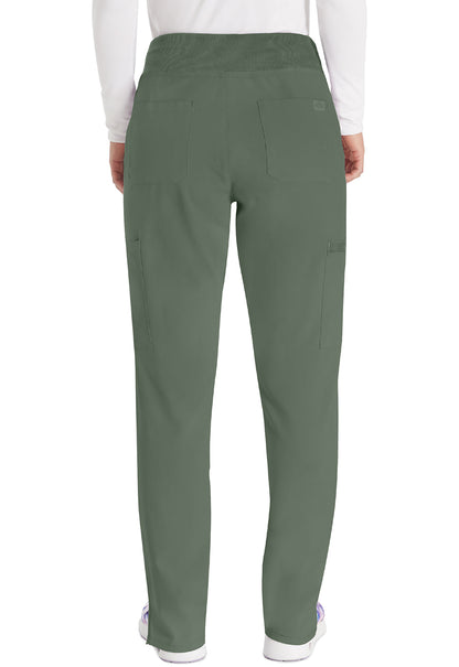 Women's Natural Rise Tapered Leg Pull-On Pant - Olive