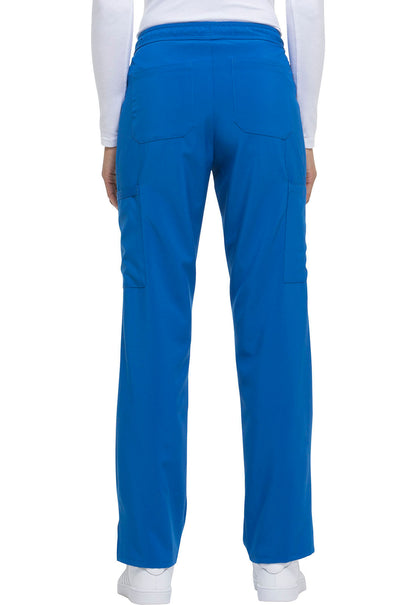 Women's Mid Rise Straight Leg Drawstring Pant - Royal