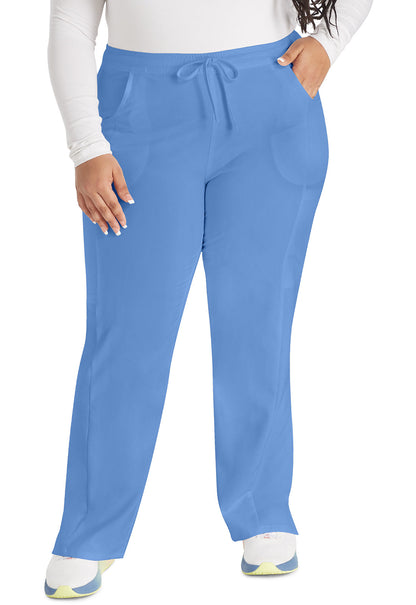 Women's Mid Rise Straight Leg Drawstring Pant - Ciel
