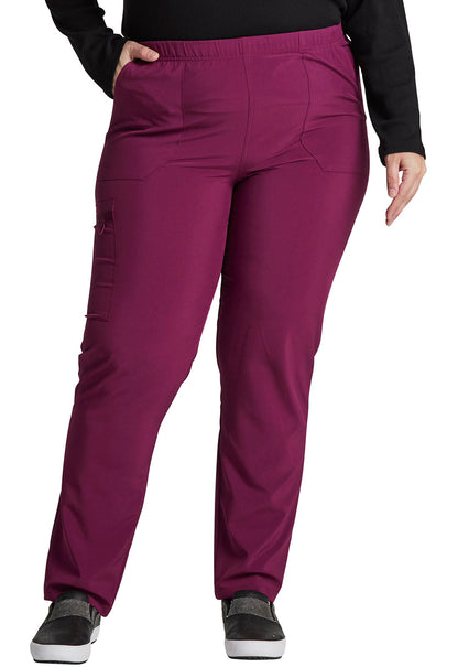 Unisex Unisex Natural Rise Tapered Leg Pant - Wine