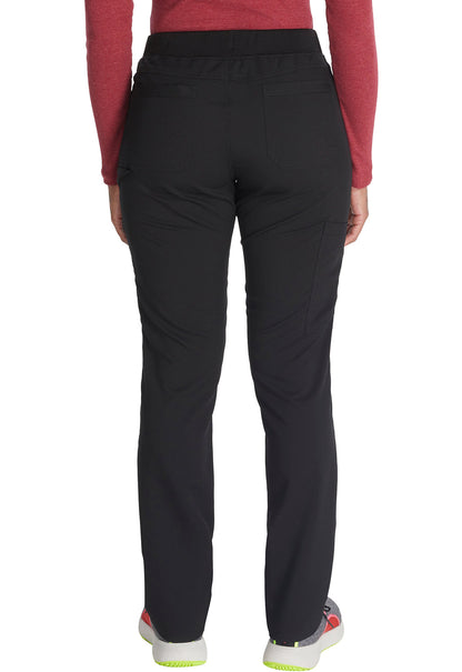 Women's Mid Rise Tapered Leg Pull-on Pant - Black