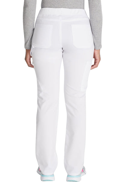 Women's Mid Rise Tapered Leg Pull-on Pant - White