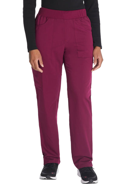 Women's Mid Rise Tapered Leg Pull-on Pant - Wine