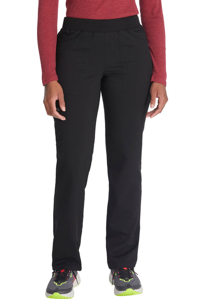 Women's Mid Rise Tapered Leg Pull-on Pant - Black