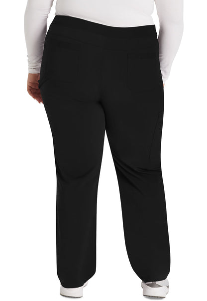 Women's Mid Rise Tapered Leg Pull-on Pant - Black