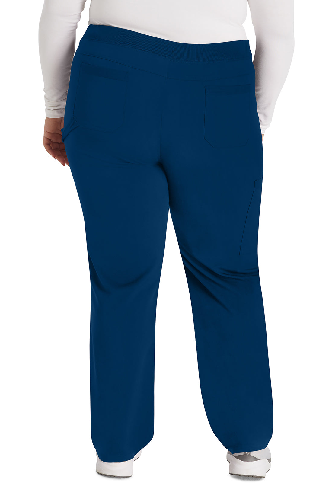 Women's Mid Rise Tapered Leg Pull-on Pant - Navy