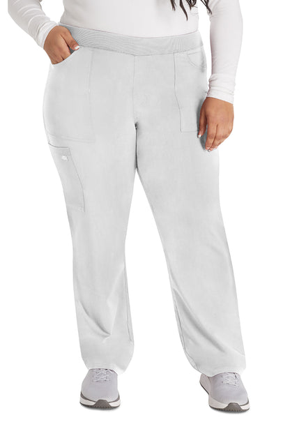 Women's Mid Rise Tapered Leg Pull-on Pant - White