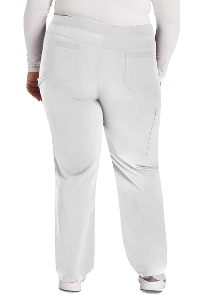 Women's Mid Rise Tapered Leg Pull-on Pant - White