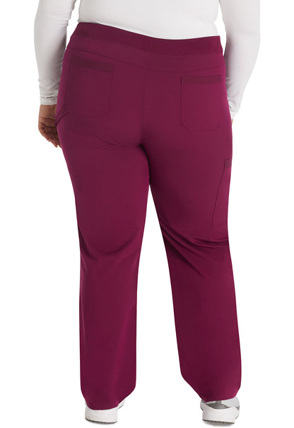 Women's Mid Rise Tapered Leg Pull-on Pant - Wine