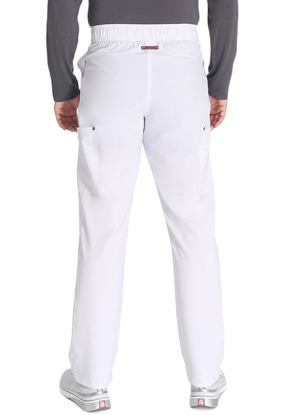 Men's Men's Mid Rise Zip Fly Straight Leg Pant - White
